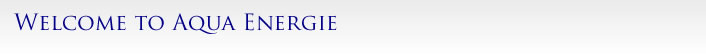Welcome to Aqua Energie